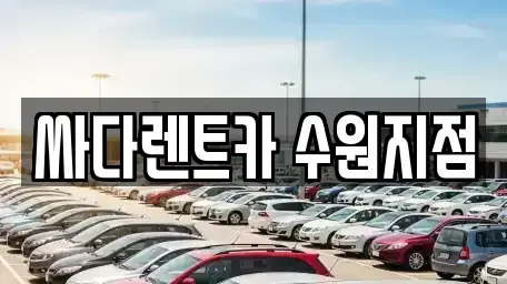 경기도 수원시 영통구 매탄동 렌트카 전문 싸다렌트카 수원지점