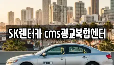 경기도 수원시 영통구 이의동 렌트카 전문 SK렌터카 cms광교복합센터