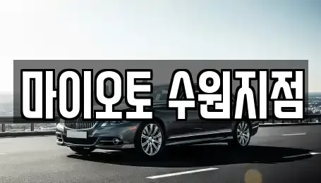 경기도 수원시 영통구 이의동 장기렌트카 전문 마이오토 수원지점