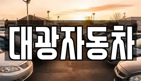 경기도 수원시 영통구 이의동 중고차 전문 대광자동차