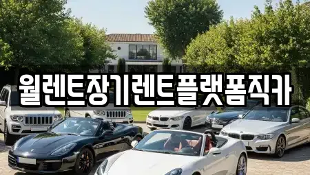 경기도 안산시 단원구 고잔동 장기렌트카 전문 월렌트장기렌트플랫폼직카