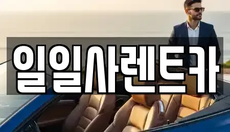 경기도 안산시 단원구 선부동 렌트카 전문 일일사렌트카