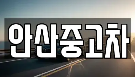 경기도 안산시 단원구 선부동 중고차 전문 안산중고차