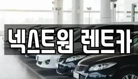 경기도 오산시 벌음동 렌트카 전문 넥스트원 렌트카
