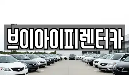 경기도 오산시 서랑동 렌트카 전문 브이아이피렌터카