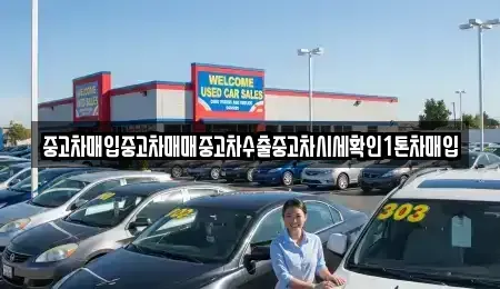 경기도 용인시 처인구 운학동 중고차매입 전문 중고차매입중고차매매중고차수출중고차시세확인1톤차매입