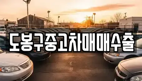 경기도 의정부시 낙양동 중고차매매 전문 도봉구중고차매매수출