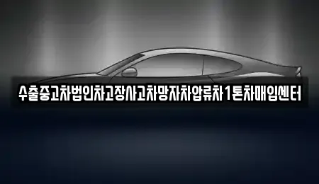경기도 의정부시 낙양동 중고차매매 전문 수출중고차법인차고장사고차망자차압류차1톤차매입센터