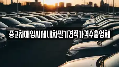 경기도 의정부시 민락동 중고차매입 전문 중고차매입시세내차팔기견적가격수출업체