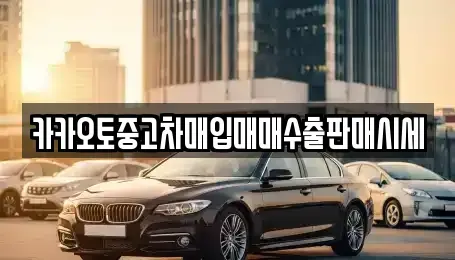 경기도 이천시 백사면 중고차매입 전문 카카오토중고차매입매매수출판매시세