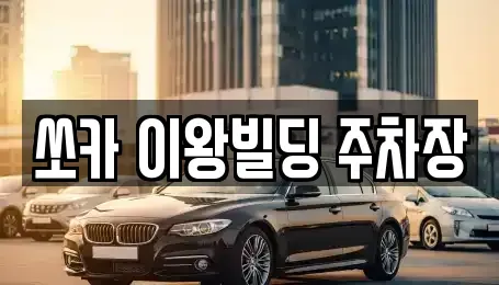 경기도 포천시 일동면 렌트카 전문 쏘카 이왕빌딩 주차장