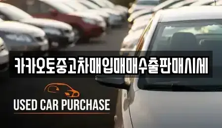 경기도 포천시 창수면 중고차매입 전문 카카오토중고차매입매매수출판매시세