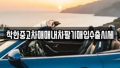 경기도 화성시 반송동 중고차 전문 착한중고차매매내차팔기매입수출시세