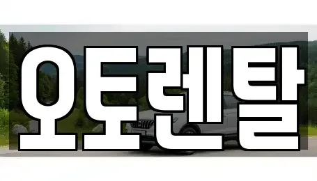 경기도 화성시 장지동 렌트카 전문 오토렌탈