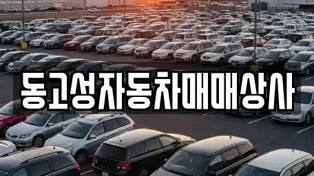 경남 고성군 구만면 중고차매매 전문 동고성자동차매매상사