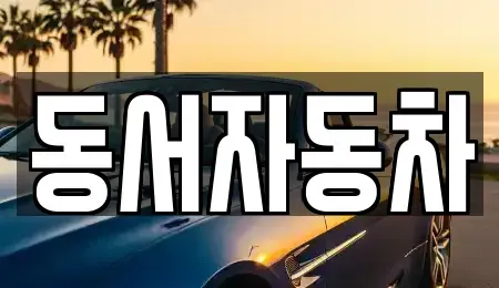 경남 사천시 이홀동 중고차매매 전문 동서자동차