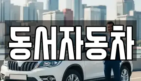 경남 창원시 진해구 송학동 중고차 전문 동서자동차