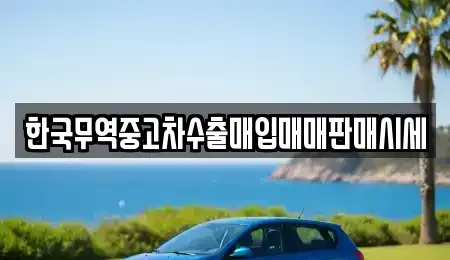 경남 창원시 진해구 용원동 중고차매입 전문 한국무역중고차수출매입매매판매시세