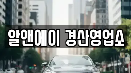 경북 경산시 남천면 렌트카 전문 알앤에이 경산영업소