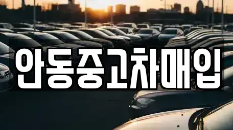 경북 안동시 목성동 중고차 전문 안동중고차매입