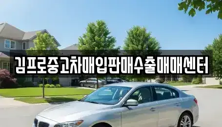 경북 안동시 목성동 중고차매입 전문 김프로중고차매입판매수출매매센터