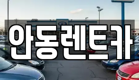 경북 안동시 법상동 렌트카 전문 안동렌트카