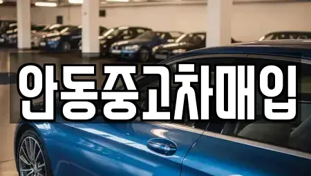경북 안동시 법상동 중고차 전문 안동중고차매입