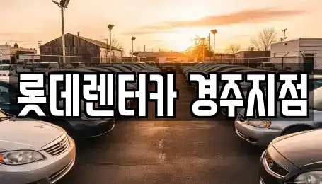 경북 영천시 장기렌트카 전문 롯데렌터카 경주지점