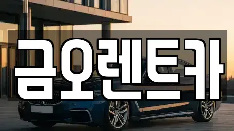 경북 칠곡군 단기렌트카 전문 금오렌트카