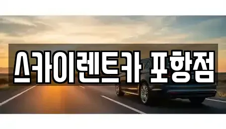 경북 포항시 남구 대잠동 렌트카 전문 스카이렌트카 포항점