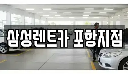 경북 포항시 남구 청림동 렌트카 전문 삼성렌트카 포항지점