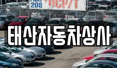 경상남도 진주시 집현면 중고차 전문 태산자동차상사