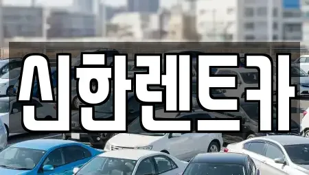경상남도 창원시 마산합포구 대외동 렌트카 전문 신한렌트카