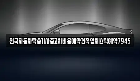 경상남도 창원시 진해구 중평동 중고차 전문 전국자동차탁송기사중고차비용예약견적업체스틱예약7945