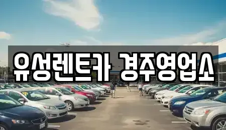 경상북도 경주시 율동 렌트카 전문 유성렌트카 경주영업소