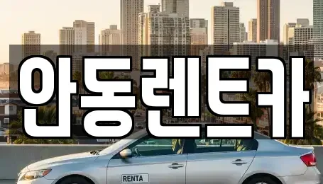 경상북도 안동시 법상동 렌트카 전문 안동렌트카