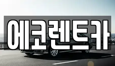 광주 광산구 산정동 렌트카 전문 에코렌트카