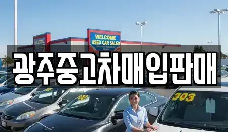 광주 광산구 산정동 중고차매입 전문 광주중고차매입판매