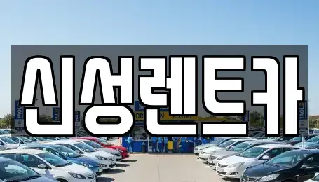 광주 광산구 쌍암동 렌트카 전문 신성렌트카