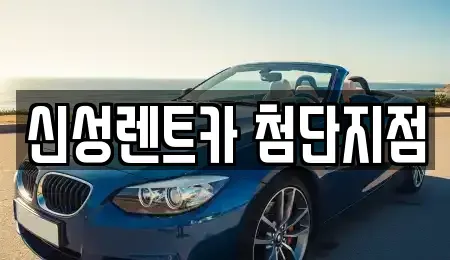 광주 광산구 쌍암동 장기렌트카 전문 신성렌트카 첨단지점