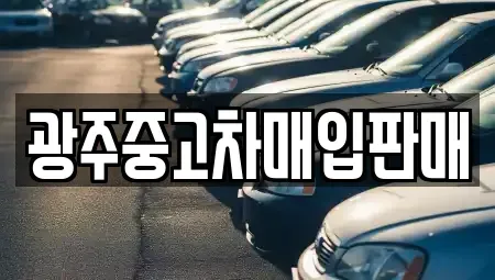 광주 남구 노대동 중고차 전문 광주중고차매입판매