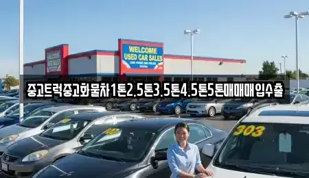 광주 남구 신장동 중고차 전문 중고트럭중고화물차1톤2.5톤3.5톤4.5톤5톤매매매입수출