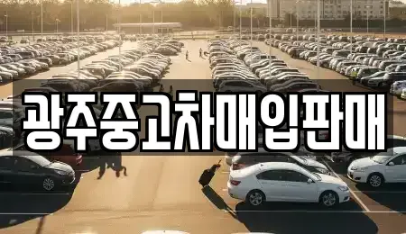 광주 동구 남동 중고차매입 전문 광주중고차매입판매