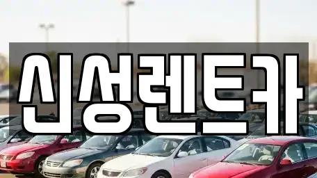 광주 북구 월출동 렌트카 전문 신성렌트카