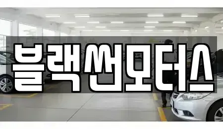 광주 북구 월출동 중고차 전문 블랙썬모터스