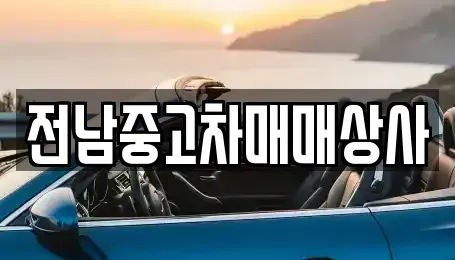 광주 서구 광천동 중고차매매 전문 전남중고차매매상사