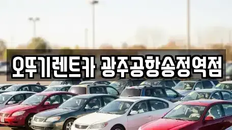 광주광역시 광산구 신촌동 렌트카 전문 오뚜기렌트카 광주공항송정역점