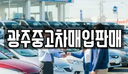 광주광역시 광산구 월계동 중고차 전문 광주중고차매입판매