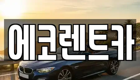 광주광역시 광산구 하남동 렌트카 전문 에코렌트카