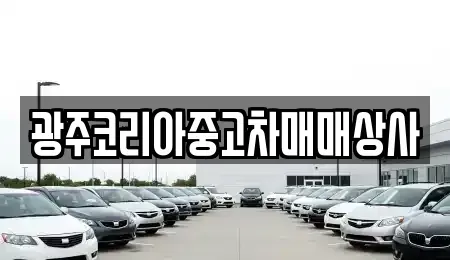 광주광역시 광산구 하남동 중고차 전문 광주코리아중고차매매상사